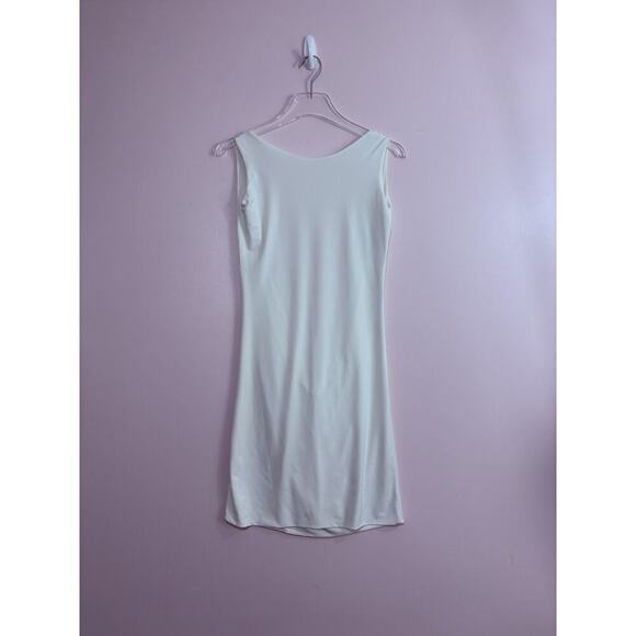 LeilUna Collection White Mini Dress Size Small - Picture 4 of 5